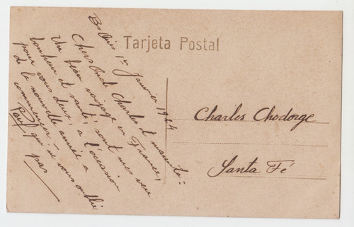 Buenos Aires Postal Antigua Municipalidad Año 1924