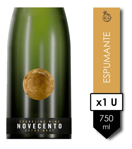 Imagen 2 de 10 de Novecento Extra Brut . Espumante - Tomate Algo®
