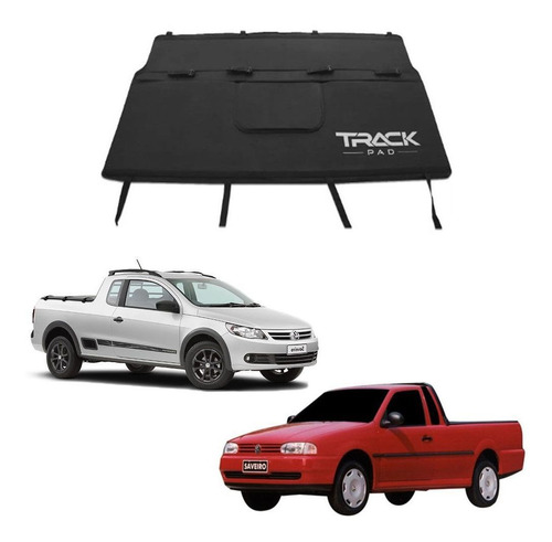 Protetor Caçamba Truckpad Bike Saveiro 2012 2013 2014 Preto