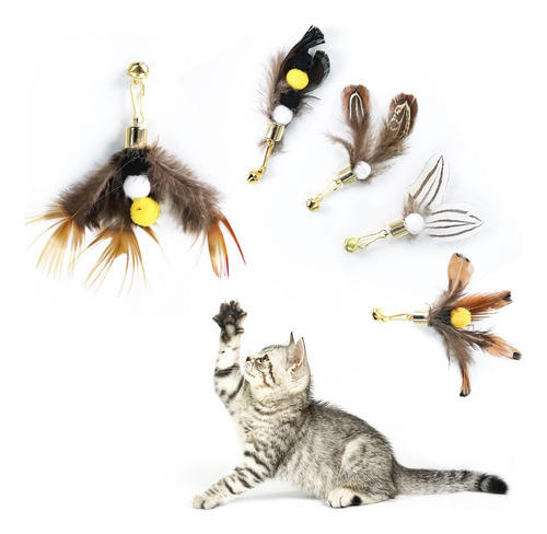 Recambio De Plumas Para Varita De Juguete Para Gatos
