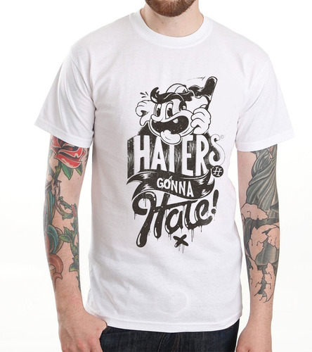 Playera Camiseta Haters Gonna Hate Logo Moda Street Fashion