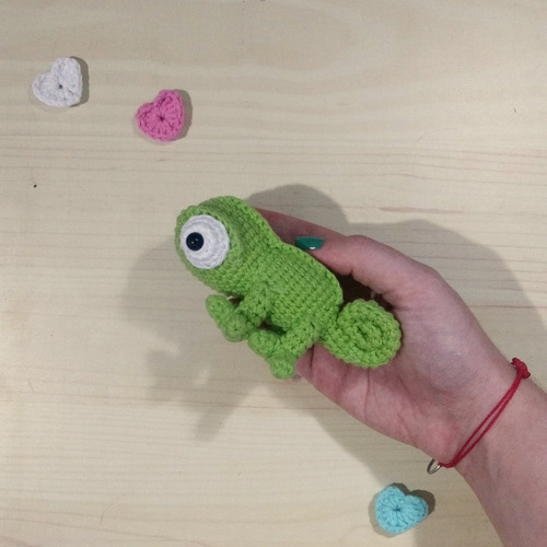 Pascal- Rapunzel - Amigurumi Tejido A Crochet