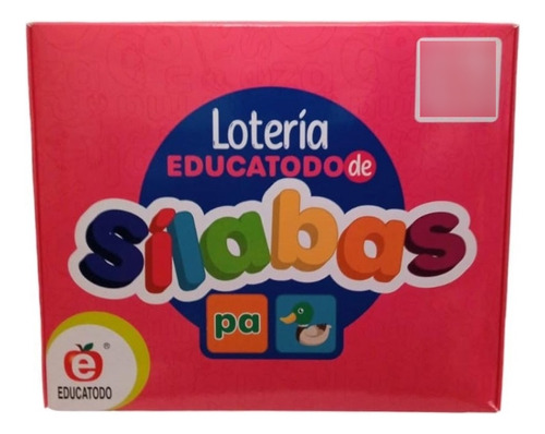 Lotería De Silabas