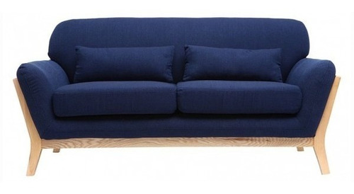 Tanba - Loveseat Estilo Escandinavo Color Azul Marino