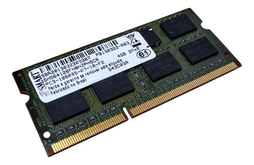 Memória 4gb Smart Notebook Ddr3 1333mhz Sh564128fh8nzphscr (Recondicionado)