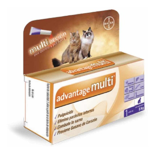 Advantage Multi Gato 4 A 8 Kg Bayer.