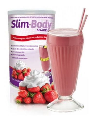 Slim Body Shake Frutilla 500g | Batido Adelgazante