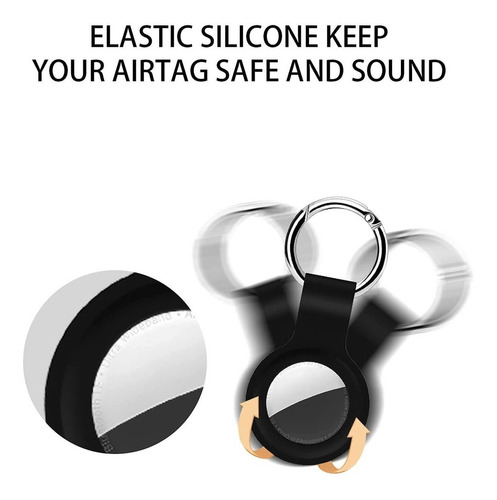 Imagen 4 de 6 de Funda Compatible Con Apple Airtags Para Llavero