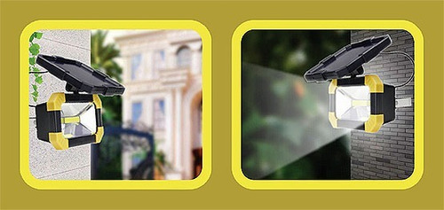 Reflector Solar Led 25w Luz Noche Permanente Exterior Ip65