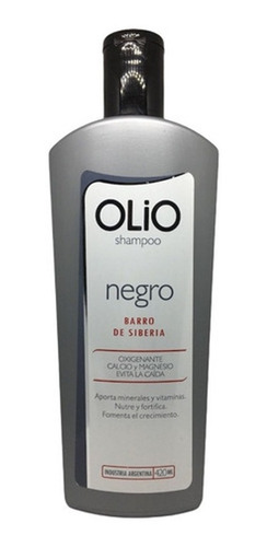 Shampoo Olio Negro Barro Siberia Anti Caidas Cabello X 420ml