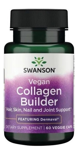 Swanson | Vegan Collagen Builder W/ Dermaval I 60 Capsules