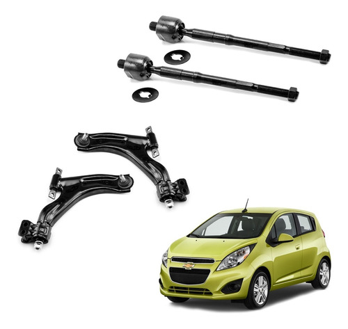 Kit 2 Horquillas 2 Bieletas Para Chevrolet Spark 1.2l