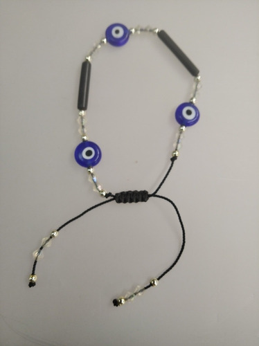 Pulsera Azabache Con Ojo Turco