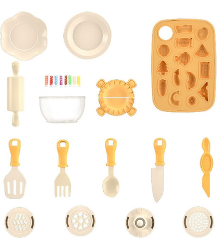 Juego De 25 Piezas Para Hacer Fideos Con Simulación