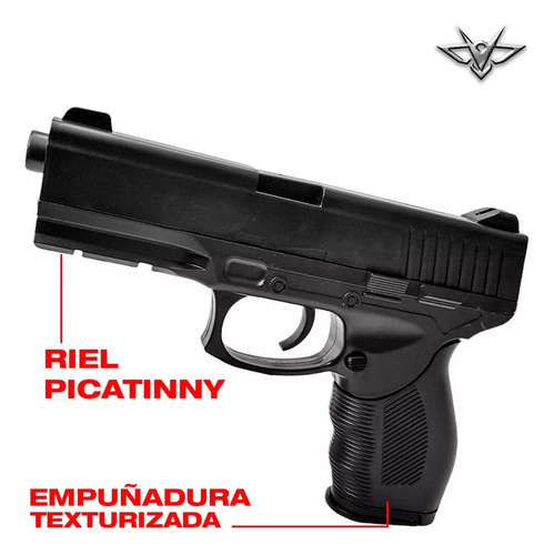 Imagen 3 de 10 de Pistola Airsoft Sig Sauer Replica Resorte Spring Polimero