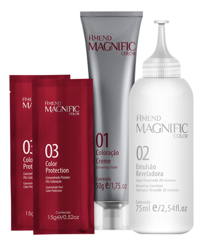 Amend Magnific Color 4 Castanho Natural - Coloração 200g