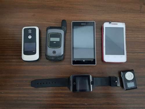 Lote De Celulares Para Piezas O Reparar Dorado