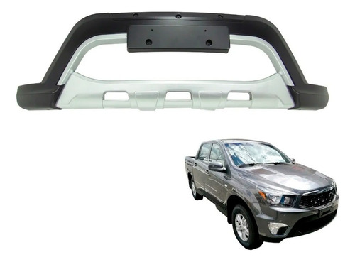 Bumper Tipo Defensa Compatible Con Ssangyong Actyon 12-19