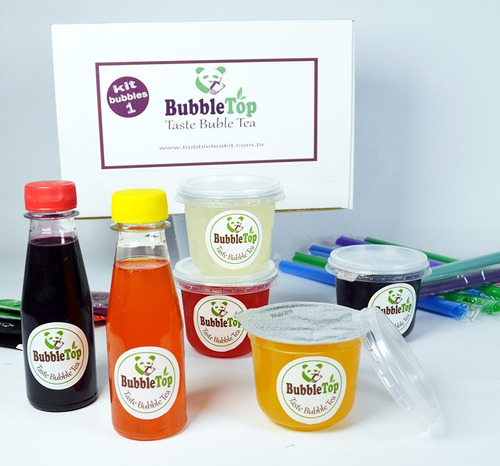 Bubble Tea - Chá Tea - Fruit Mix Boba Kill Suco Bolinhas Top