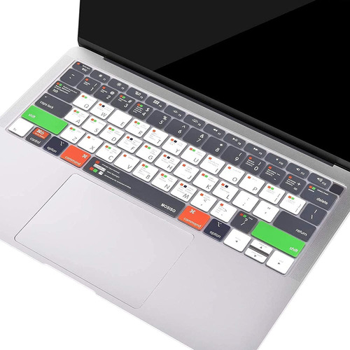 Protector De Teclado Shorcuts Mac Os X Para Macbook Air 2018