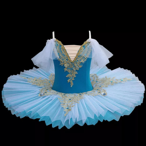 Vestido De Ballet Swan Girl Con Falda Tutú Mullida