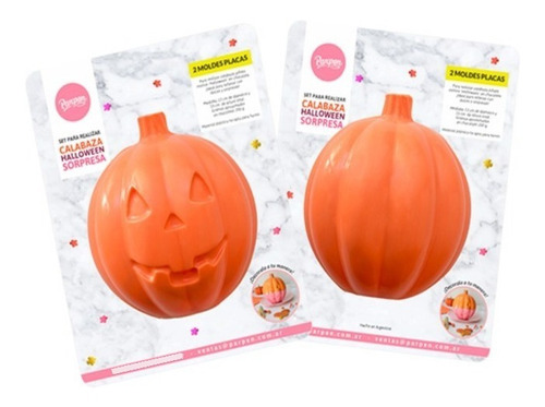 Placa Parpen - Set Calabaza - Halloween