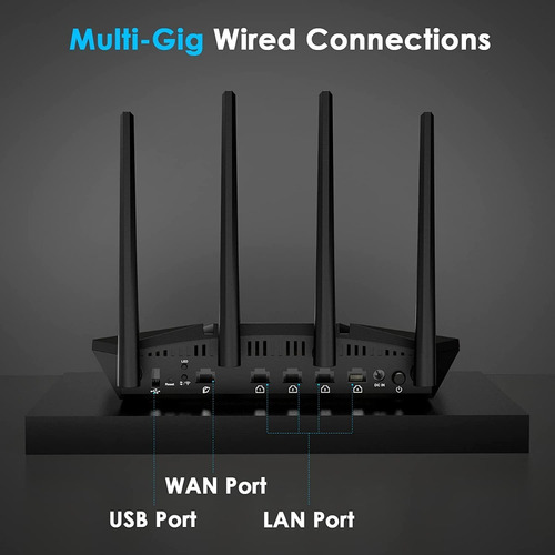Router Wifi 6 Cudy Ax1800 Doble Banda De 2.4 Y 5g Gigabit