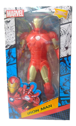 Muñeco Articulado Iron Man En Caja 23cm Original Marvel