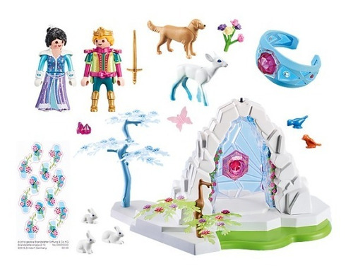 Juguete Portal Mágico De Cristal + Hadas Invierno Playmobil