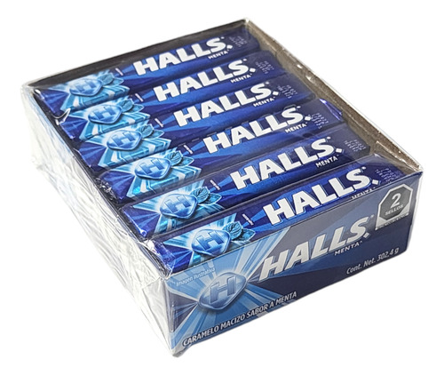 Halls Menta 12 Piezas
