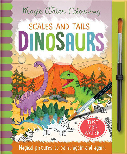 Dinosaurs - Scales And Tales - Magic Water Colouring, De Co
