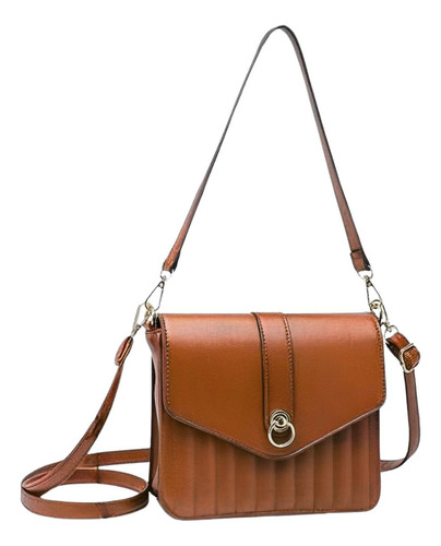 Bolsa Feminina Transversal Celular Cor Marrom