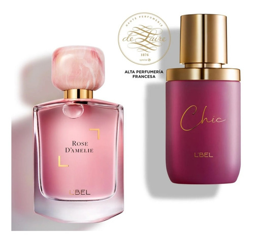 Perfume Mujer Rose D'amelie + Chic L'b - mL a $1015