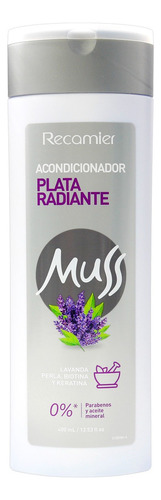  Acondicionador Muss Plata Radiante - Lavanda, Perla, Biotina