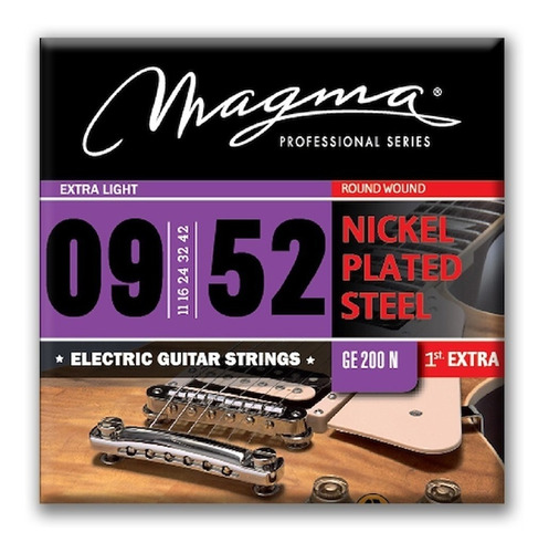 Encordado Guitarra Electrica 7 Cuerdas 09-52 Magma Ge200n