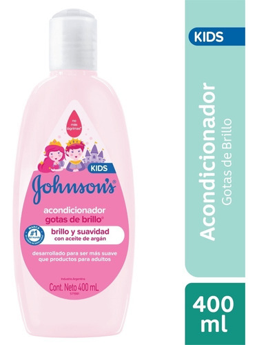 Acondicionador Johnson's Kids Gotas De Brillo 400 Ml