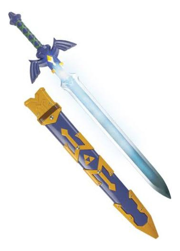Espada Maestra Con Luz Link Legend Of Zelda Disguise Color Azul Claro