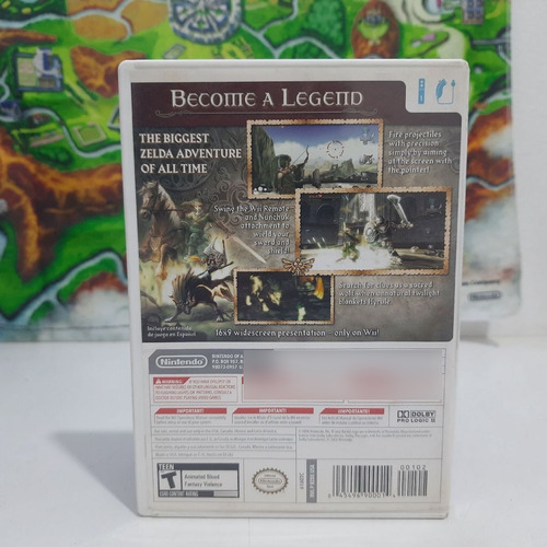 Zelda Twilight Princess Nintendo Wii Original Cib (Usado)