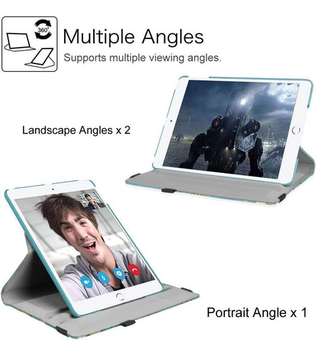 Funda Giratoria Para 9ª Generación 2021 / iPad De 8ª Generac