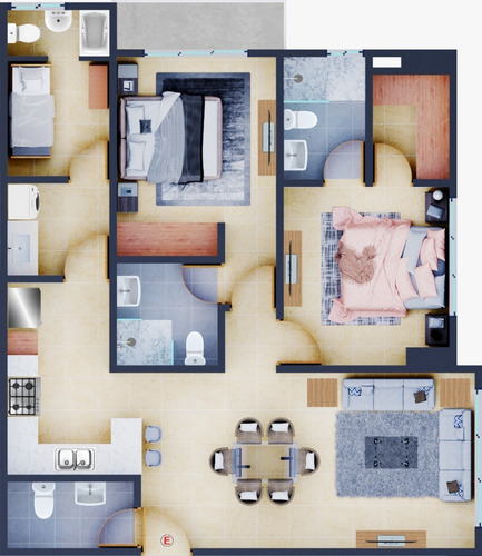 Proyecto De Apartamentos En Naco Iii | 1 Y 2 Habitaciones | 1 Y 2 Parqueos | Financiamiento Disponible