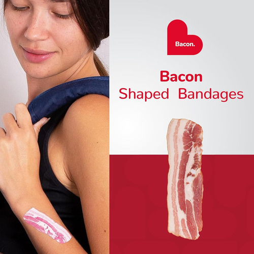 Bioswiss 50 Curitas Adhesivas De Latex Con Forma De Comida