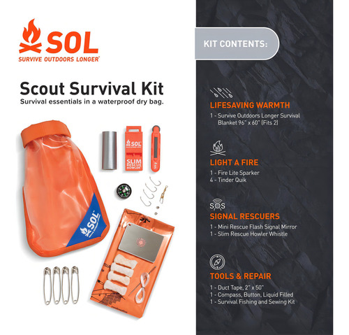 S.o.l. Survive Outdoors Longer S.o.l. - Kit De Supervivencia