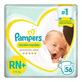 Pañales Pampers Recién Nacido Premium Care RN+