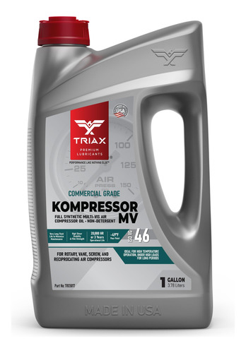 Triax Kompressor Mv Iso 46, Multi Vis, Aceite De Compresor .