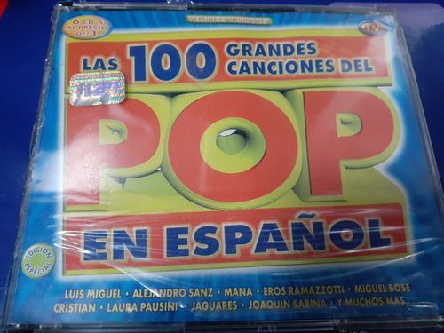Cd  *las 100 Grandes Canciones De Pop*