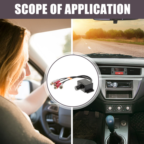 Amplificador Estéreo Para Coche, Nivel De Ganancia, Bajo, Co