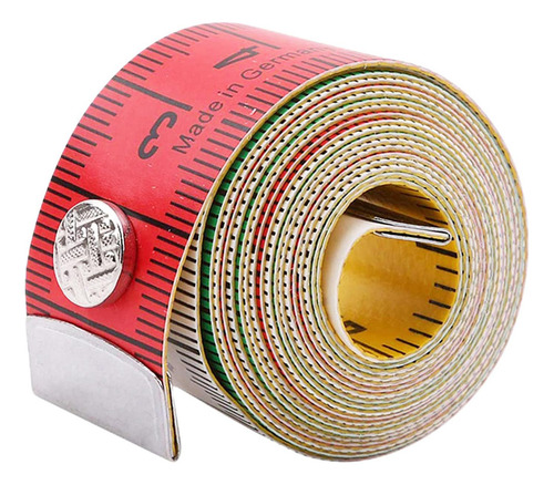 527 Cinta Métrica De Tela Flexible Con Botón A Presión Para