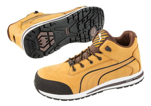 Zapatilla De Seguridad Dash Wheat Mid Puma