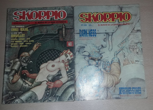 Lote 2 Revistas Skorpio N° 184 Y 230 Leer Descripción