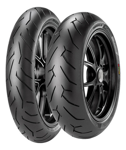 Par Pneus Pirelli Rosso 2 120/70-17 160/60-17 Xj6 Cbr Cb500 